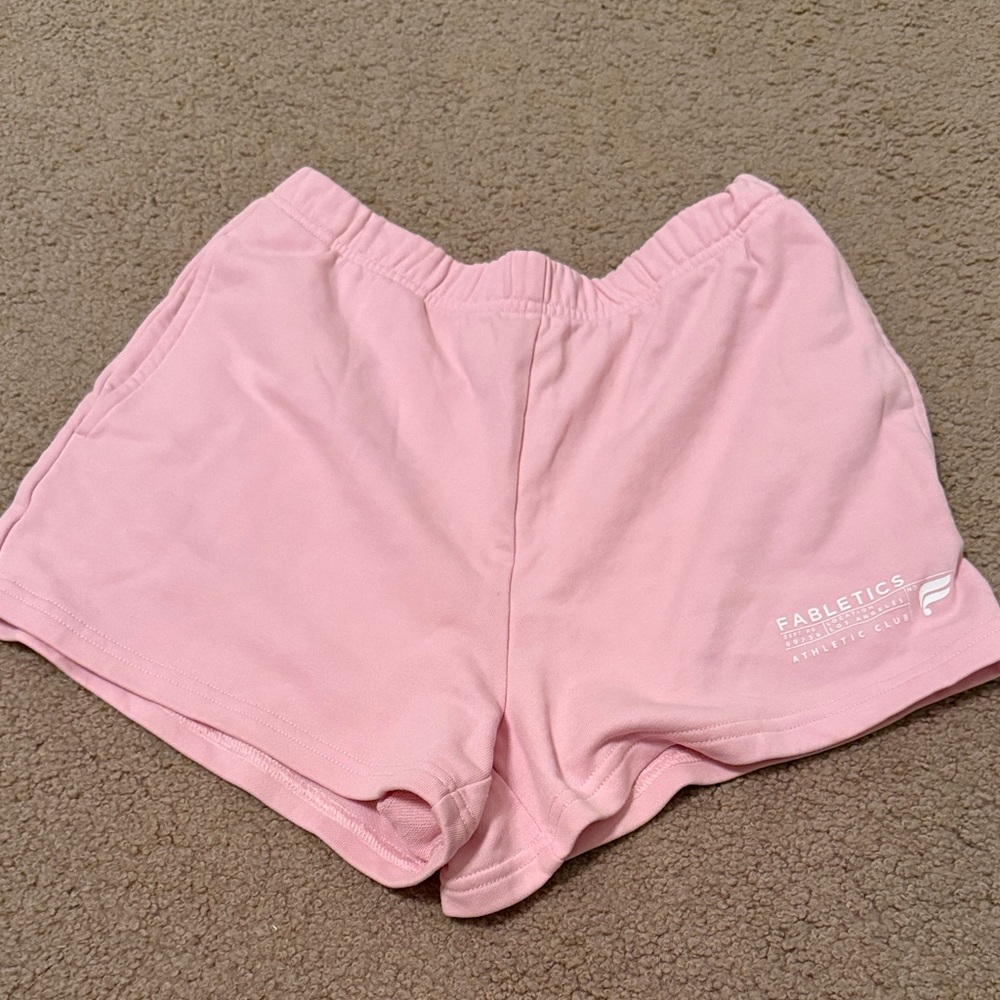 Fabletics Women's Soft Pink Athletic Shorts